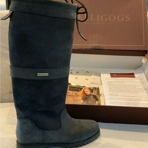 Welligogs Sloane Navy Waterproof Boots British